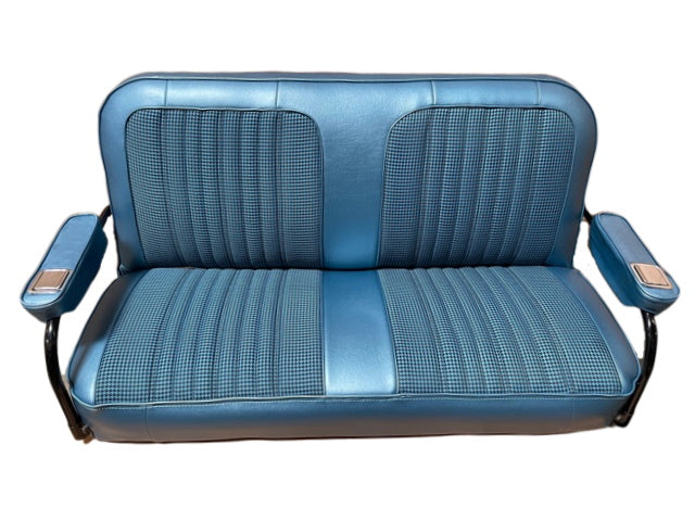 1971-72 Chevrolet K5 Blazer Rear Jump Seat With Houndstooth Inserts