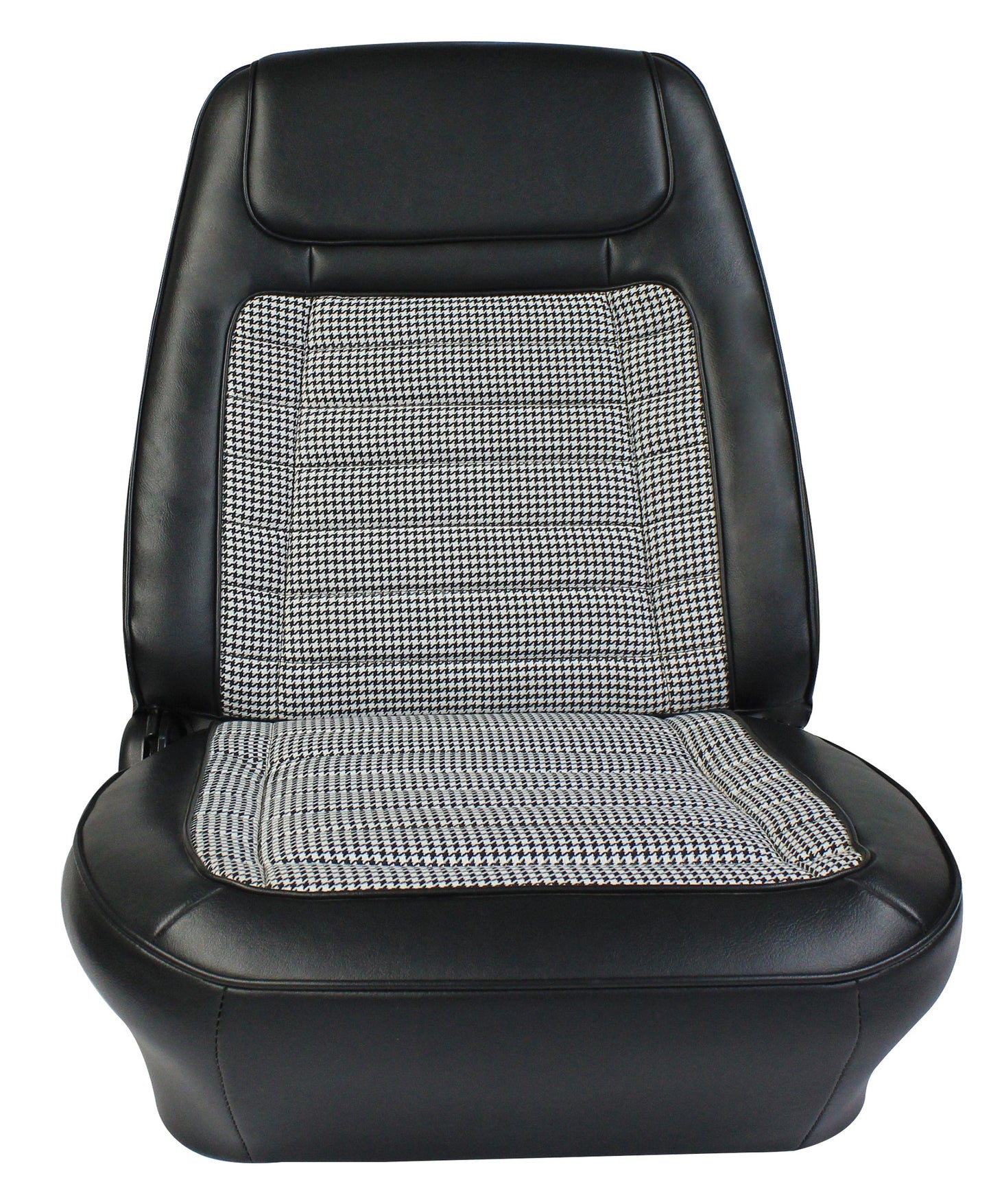 1968 Camaro Deluxe OEM Reclining Bucket Seats With Houndstooth Inserts