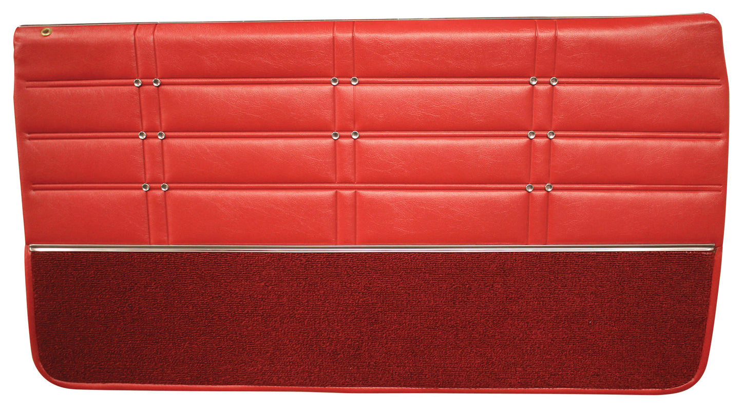 1963 Impala Standard-Super Sport Hardtop - Convertible Front Door Panels W-Lower Carpet